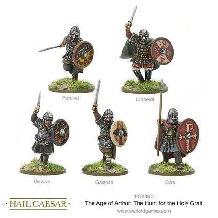 Hail Caesar The Age of Arthur Hunt for the Holy Grail: Galahad, Percival, Bors, Lancelot, Gawain