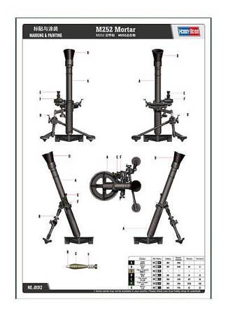 Hobby Boss 81012 M252 Mortar