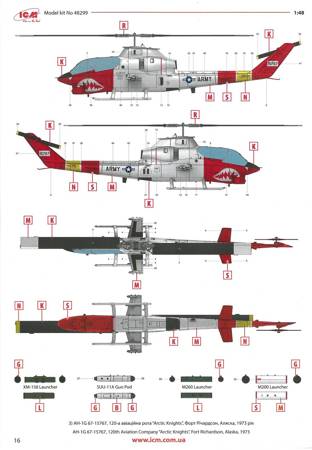 ICM 48299 AH-1G 'Arctic Cobra' model plastikowy do sklejenia i pomalowania