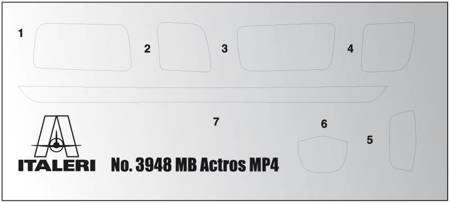 Italeri 3948 Mercedes-Benz MP4 Big Space