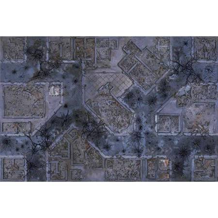 KrKraken Wargames Gaming Mat 72"x48" / 183x122 cm - Warzone City