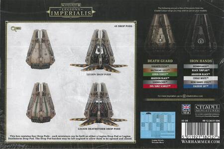 Legions Imperialis Legion Drop Pods