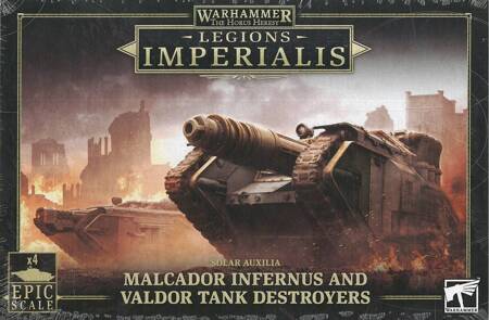 Legions Imperialis Malcador Infernus and Valdor Tank Destroyers 