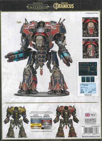 Legions Imperialis Warmaster Heavy Battle Titan 