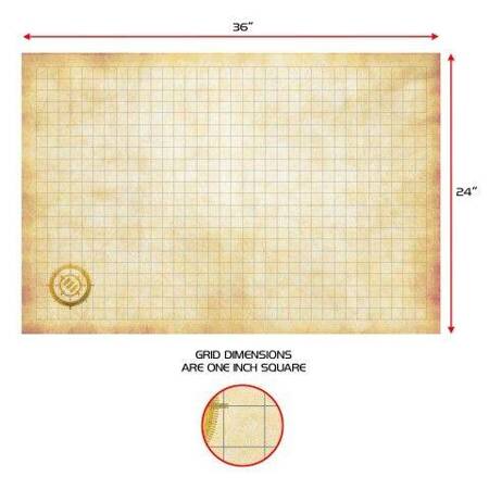 Mapa RPG Enchance RPG Grid Mat Campaign Kit zmywalna 91x61 cm