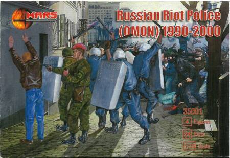 Mars 35001 Russian Riot Police (OMON) (1990-2000) zestaw figurek