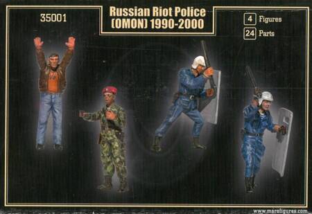 Mars 35001 Russian Riot Police (OMON) (1990-2000) zestaw figurek