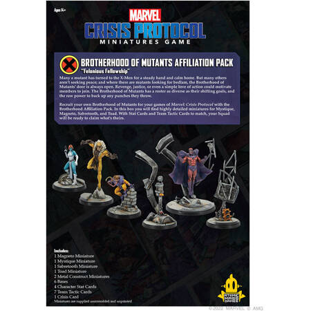 Marvel: Crisis Protocol Brotherhood of Mutants Affiliation Pack