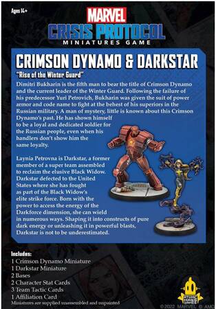 Marvel: Crisis Protocol Crimson Dynamo & Dark Star