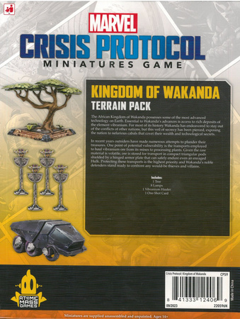 Marvel: Crisis Protocol Kingdom of Wakanda Terrain