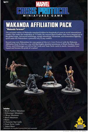 Marvel: Crisis Protocol Wakanda Affiliation Pack