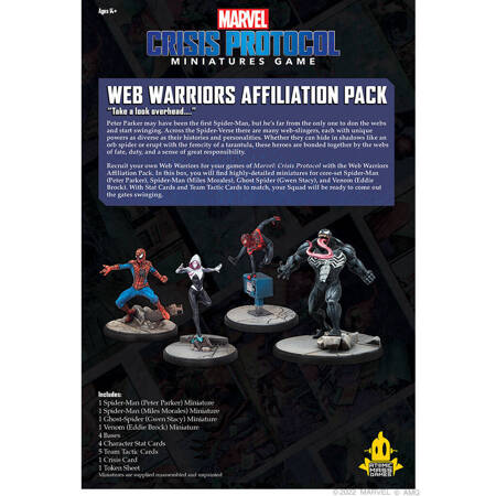 Marvel: Crisis Protocol Web Warriors Affiliation Pack