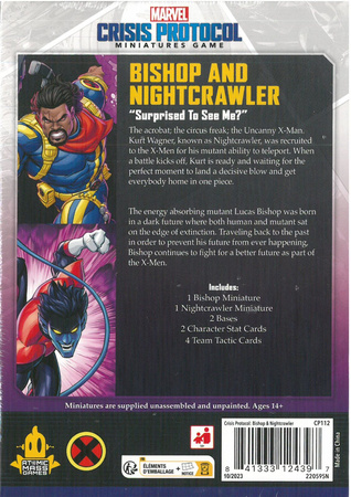 Marvel Crisis Protocol X-Men Bishop & Nightcrawler