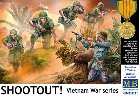 Master Box 35241 Shootout! Vietnam War series zestaw plastikowy do sklejenia i pomalowania