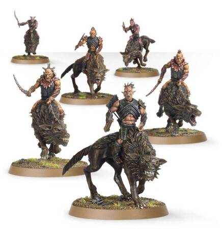 Middle-Earth SBG Hunter Orcs on Fell Wargs