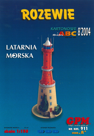 Model kartonowy GPM 911 Rozewie - Latarnia morska