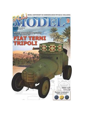 Model kartonowy Sklej Model - Fiat Terni Tripoli