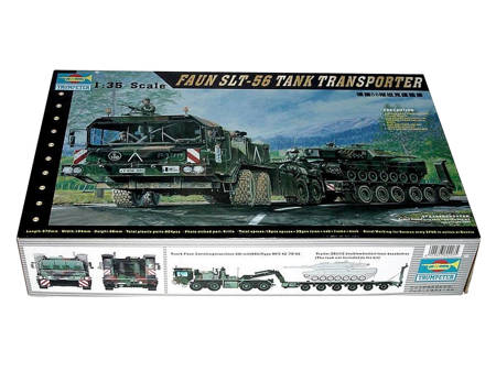 Model plastikowy do sklejenia i pomalowania Trumpeter 00203 Faun SLT-56 Tank transporter