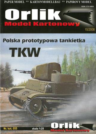 Orlik 055 Polska prototypowa tankietka TKW