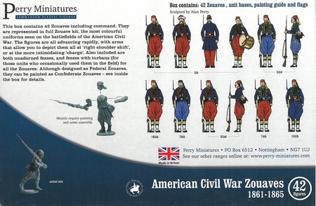Perry Miniatures ACW70 American Civil War Zouaves 1861-1865