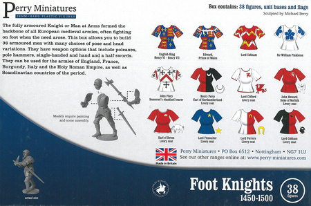 Perry Miniatures WR50 Foot Knights 1450-1500