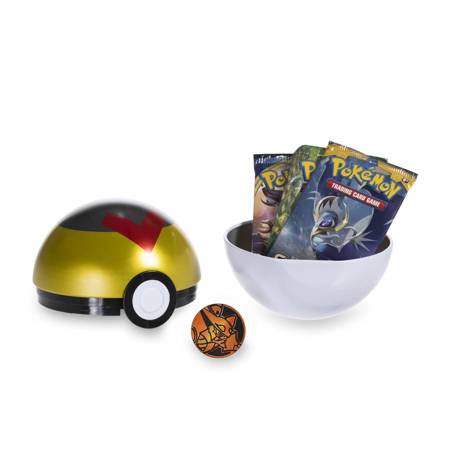 Pokemon TCG Level Ball Tin pudełko na talię + boostery