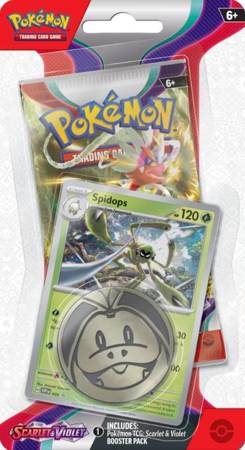 Pokemon TCG Scarlet&Violet Checklane Blister Spidops