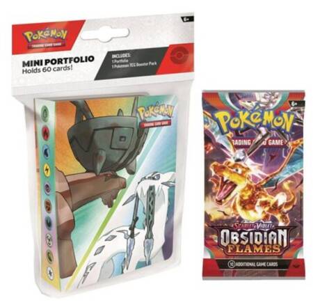 Pokemon TCG Scarlet&Violet Obsidian Flames Mini Portfolio / Album + Booster