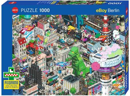 Puzzle 1000 el. Pixorama eBoy Berlin (HEYE)