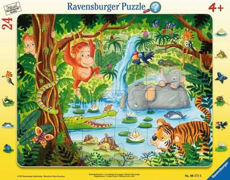 Puzzle 24 el. W Dżungli (Ravensburger)