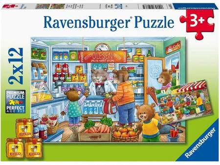 Puzzle 2x12 el. W Supermarkecie