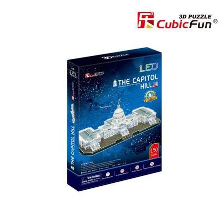 Puzzle 3D 150 el. LED Kapitol