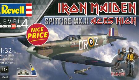 Revel 05688 Spitfire Mk.II Aces High Iron Maiden zestaw upominkowy