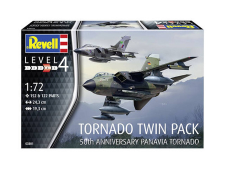 Revell 03801 Tornado Twin Pack 50th Anniversary Panavia Tornado model plastikowy do sklejenia i pomalowania