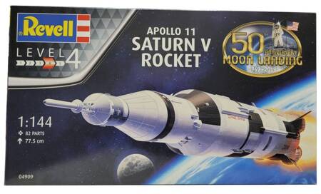 Revell 04909 Apollo 11 Saturn V Rocket model plastikowy do sklejenia i pomalowania