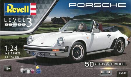 Revell 05646 Porsche 911 G-model 50 years  Model Set - zestaw upominkowy z farbami i klejem