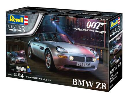 Revell 05666 BMW Z8 James Bond 007  Model Set - zestaw upominkowy z farbami i klejem