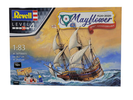 Revell 05684 Mayflower 400th Anniversary zestaw plastikowy do sklejenia i pomalowania 