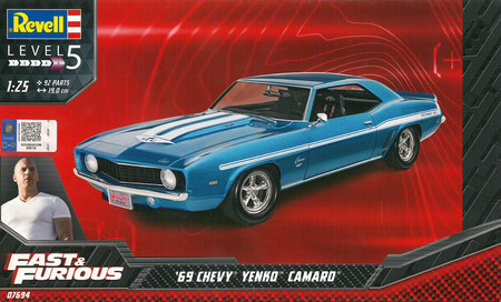 Revell 07694 Fast & Furious 1969 Chevy Camaro Yenko model