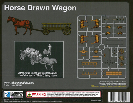 Rubikon Models 280090 Horse Drawn Wagon