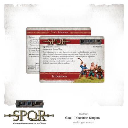 SPQR Gaul Tribesmen Slingers