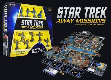 Star Trek Away Missions Miniatures Boardgame Battle of Wolf 359 Starter Set