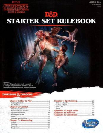 Stranger Things Dungeons & Dragons Starter Set