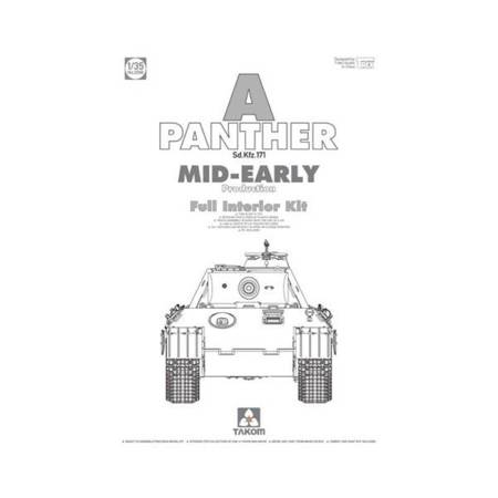 Takom 2098 Panther A Mid-Early Prod. Full Int. Kit
