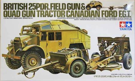Tamiya 35044 25pdr. Field Gun & Quad Gun Tractor