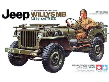 Tamiya 35219 Jeep Willys MB 1/4-ton 4x4 Truck