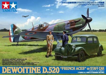Tamiya 61109 Dewoitine D.520 "French Aces"