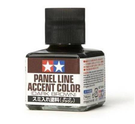 Tamiya 87140 Panel Accent Dark Brown