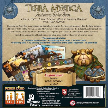 Terra Mystica: Automa Solo Box dodatek