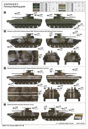 Trumpeter 05584 Russian BMP-2 IFV model plastikowy do sklejenia i pomalowania